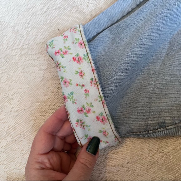 Judy blue skinny fit patchwork floral jeans - Picture 10 of 15